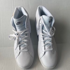 Nike Court Royale 2 Mid Men Size 13-White/Black Summer Ready-NWT